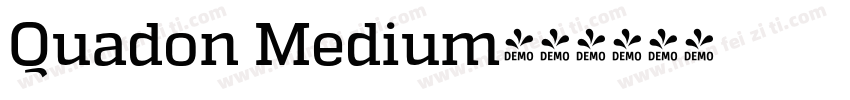 Quadon Medium字体转换
